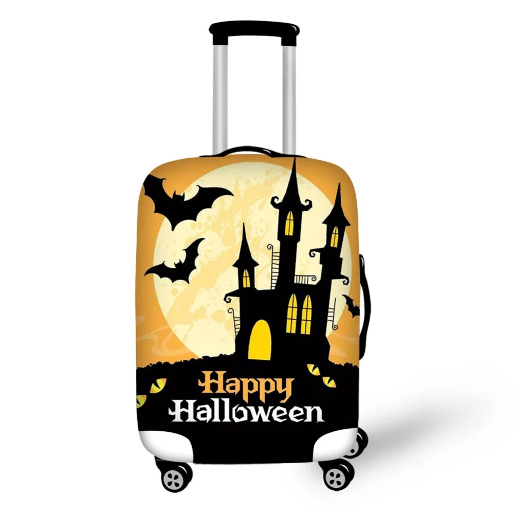 

happy Halloween design luggage protective cover stretchable luggage cover suitable for 18-30 inch trolley case
