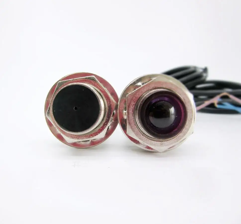 A Set 20 Meters NPN N/O E3F-20L Optoelectric Switch Infrared Proximity Sensor Brass Case M12