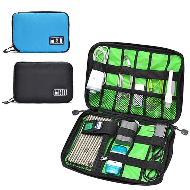 travel  storage waterproof anti shock data line finishing bag USB power line package storage bag