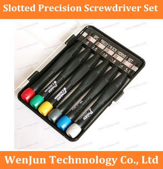 Free shipping All Slotted precision screwdriver set,  screwdriver set(pk - 2062) for clock/notebook