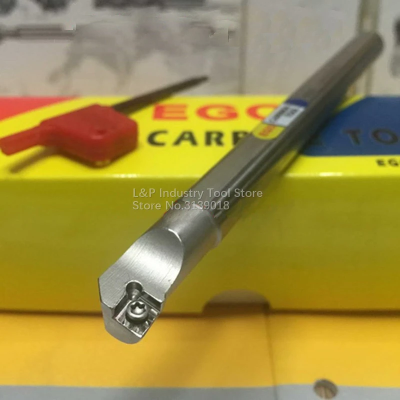 EGO Anti-vibration Mini Lathe For Metal CCMT0602 Cutter S06K-SCLCR06 S08K-SCLCR06 S10K-SCLCR06 S12M-SCLCR06 SCLCL06 Tool Holder