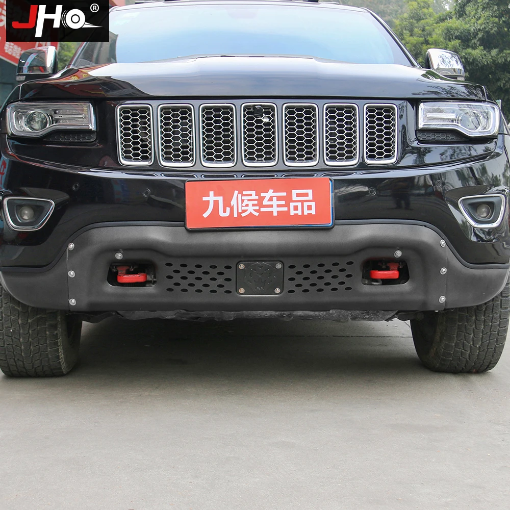 JHO Offroad Driving Skid Plate Front Bumper Protector Guard For 2014-2020 Jeep Grand Cherokee Limited Overland 2017 2016 2018