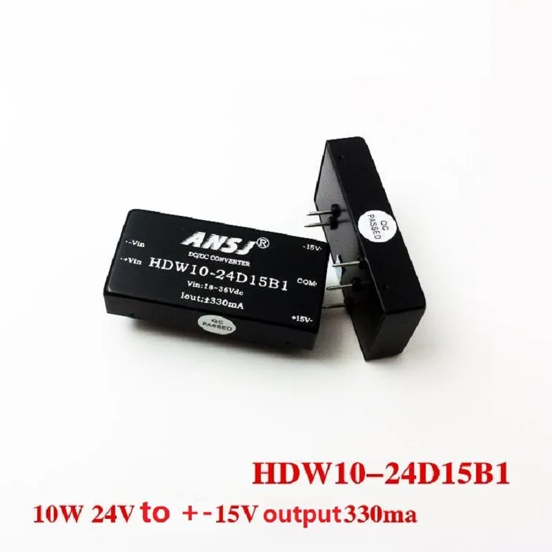 

Power module 24V turn positive and negative 15V isolation power 10W output 330mA HDW10-24D15B1