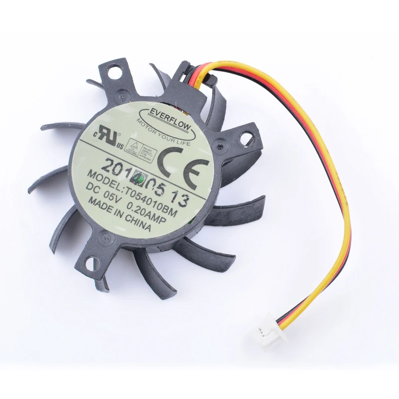 

Original T054010BM 5V 0.20A diameter 57mm hole distance 41mm graphics card heat sink cooling fan