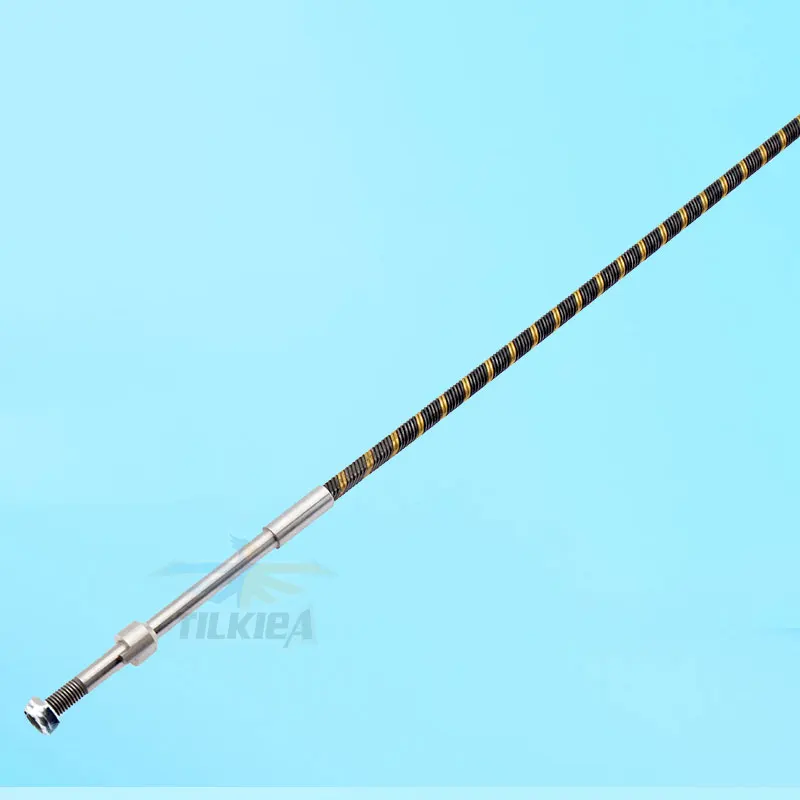 عمود مرن 6.35 مللي متر 1/4 بوصة بطول حوالي 600 مللي متر ، كابل عمود مرن 500 مللي متر ، يسار/يمين مع أنبوب نحاسي لقارب الغاز Nitro Rc