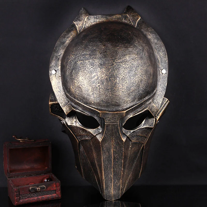 Resin Brown Predator Mask Eagle Mask Mascara Terror Movie Masks Party Masquerade Fancy Costume Cosplay Halloween Collection Gift