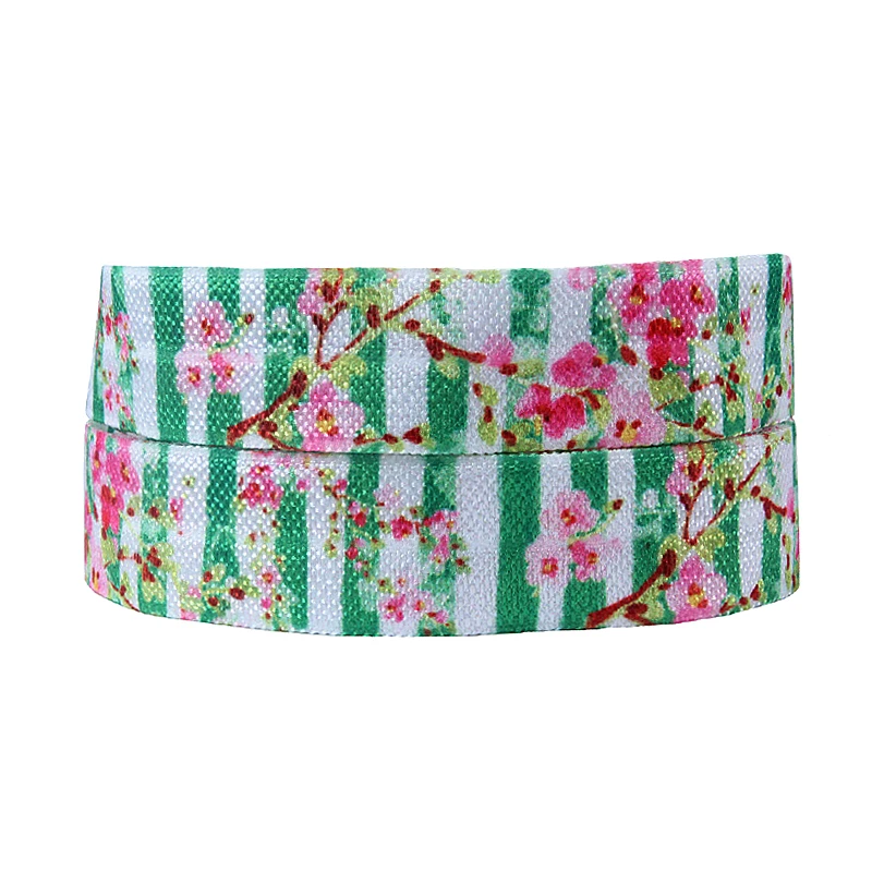 

FLRA FOE (100yards/lot) shamrock flower fold over elastic