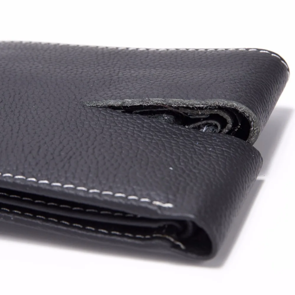 Men Wallets Genuine Cow Leather Wallets Brand With Coin Pocket Purse Card Holder Fashion wallet