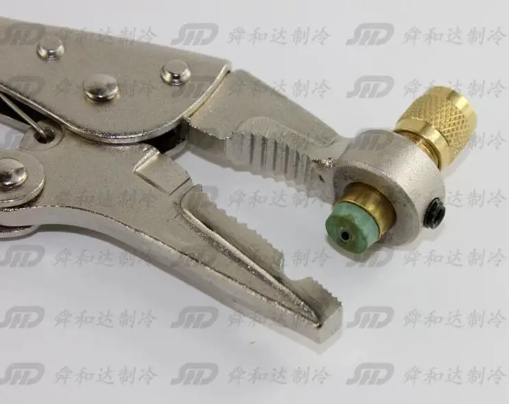 Adding fluid forceps CH-308 refrigerant recovery Refrigerator Copper Tube Plug Valve Clamp hand plier tool