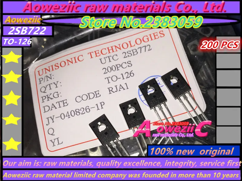 

Aoweziic 100% new original 2SB772 B772 TO-126 whole package