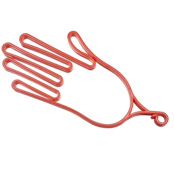 1 PC rękawice golfowe uchwyt Rack Golf Sloves stojak koła zębatego pasuje do wszystkich rozmiarów wieszak na nosze uchwyt z tworzywa sztucznego ramki