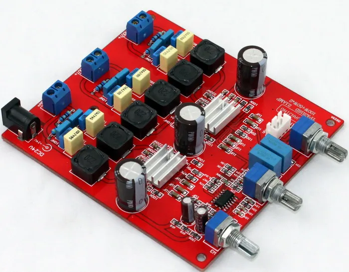 

DC18V-DC24V 2.1 Channel 100W + 50 + 50W TPA3116 Class D Audio Digital Amplifier Board