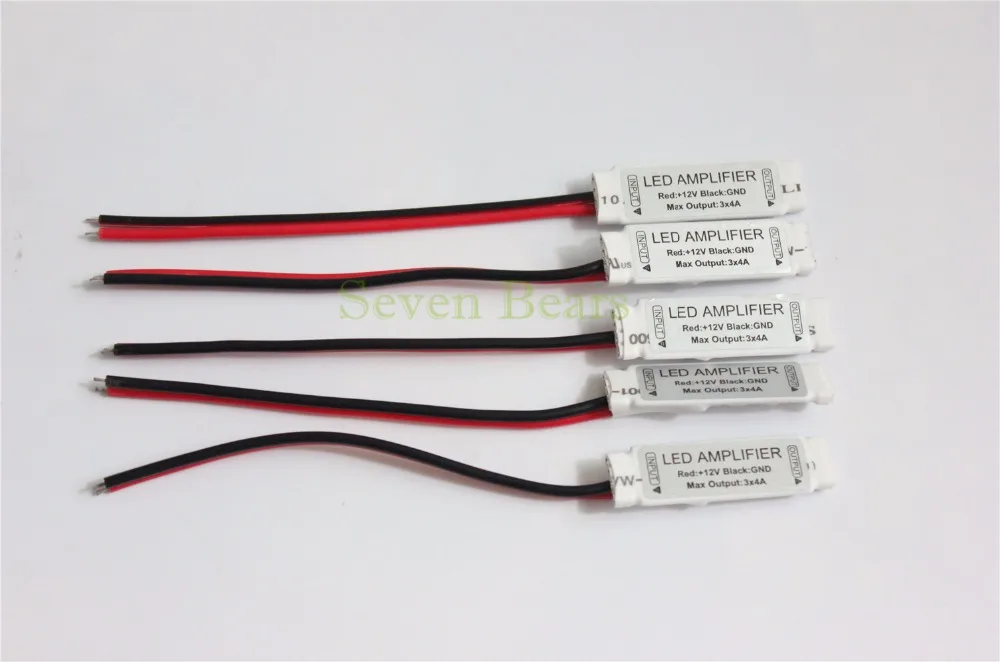 Imagem -05 - Mini Rgb Levou Amplificador 12v 144w 12a para Rgb Cor 5050 3528