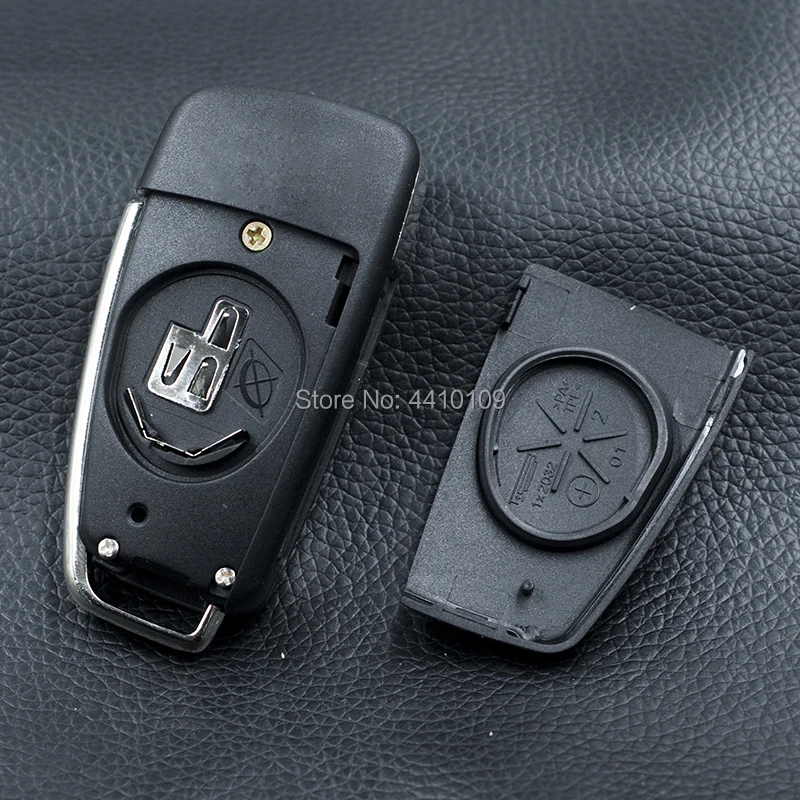 3 taste Folding Flip Remote Key Für Audi A2 A3 A4 A6 A6L A8 Q7 Smart Key Fall Abdeckung Ersatz mit Logo Kostenloser Versand