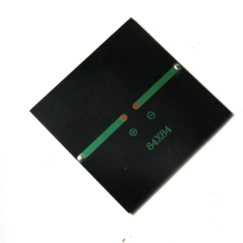 BUHESHUI 0.8W 5V Cella Solare FAI DA TE Pannello Solare Modul Per 3.7V Sistema di Caricabatteria Policristallino 84*84mm 10 PZ Spedizione Gratuita