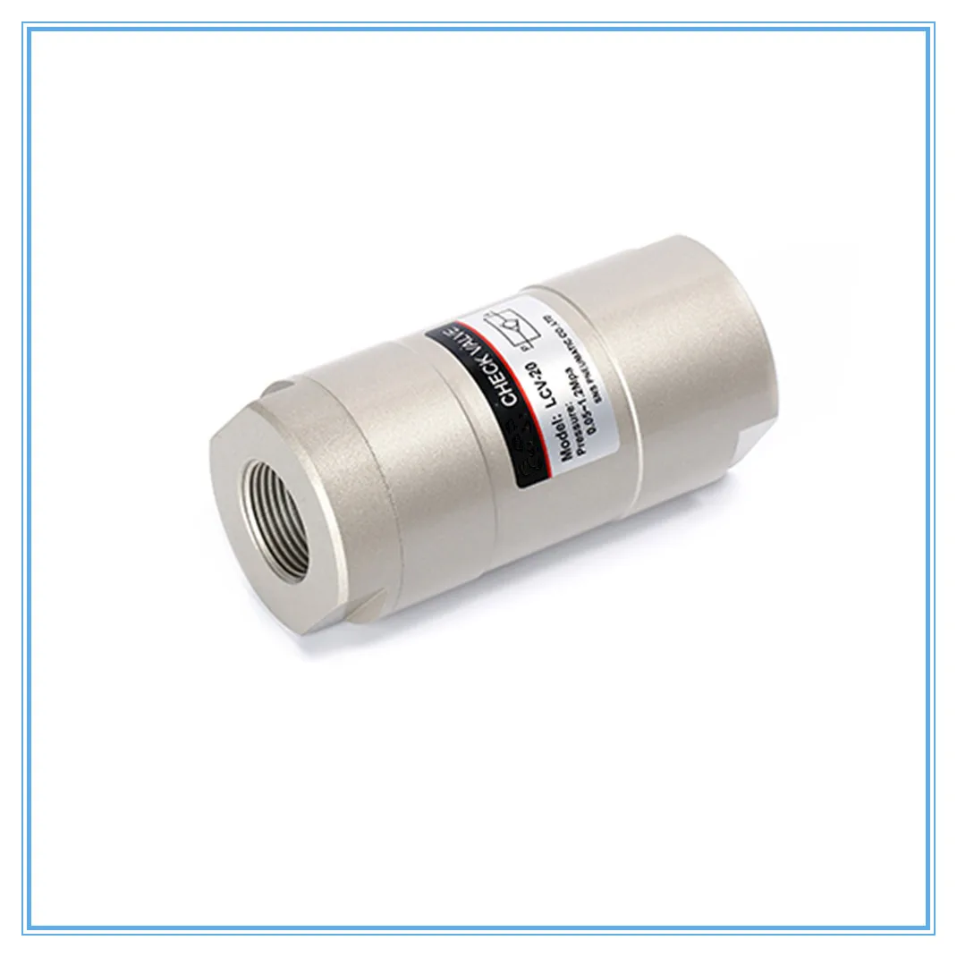 

LCV-06/08/10/15/20/25 Port Female Thread Straight One Way Air Pneumatic Check Valve