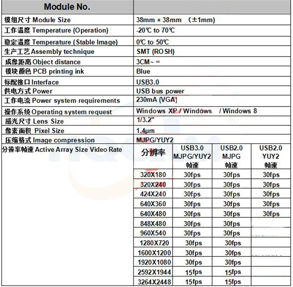 HQCAM 8.0megapixel 1/3.2 inch Low illumination 0.01Lux CMOS Module Board 8MP 90 Degree Autofocus Usb Camera biometrics macro cam