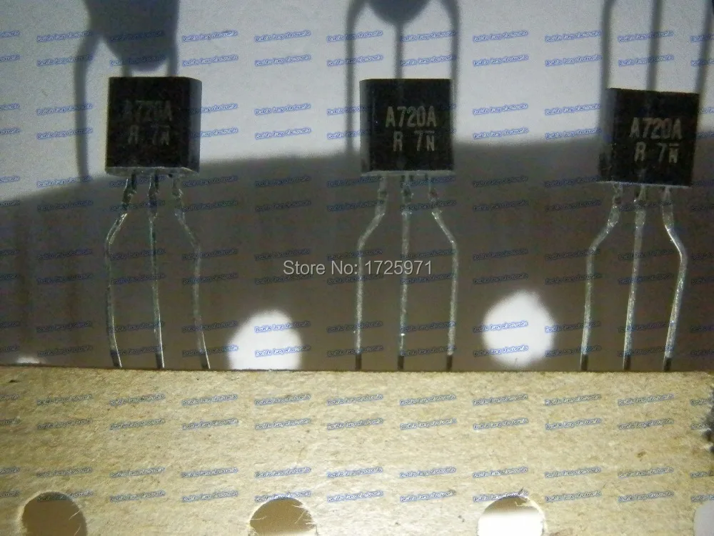 100PCS/LOT 2SA720 A720 TO92  PNP Plastic Encapsulated Transistor