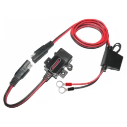 Motopower MP0609A 3.1Amp Waterdichte Motorcycle Usb Charger Sae Naar Adapter Voor Telefoon En Gps Lading Op De Weg