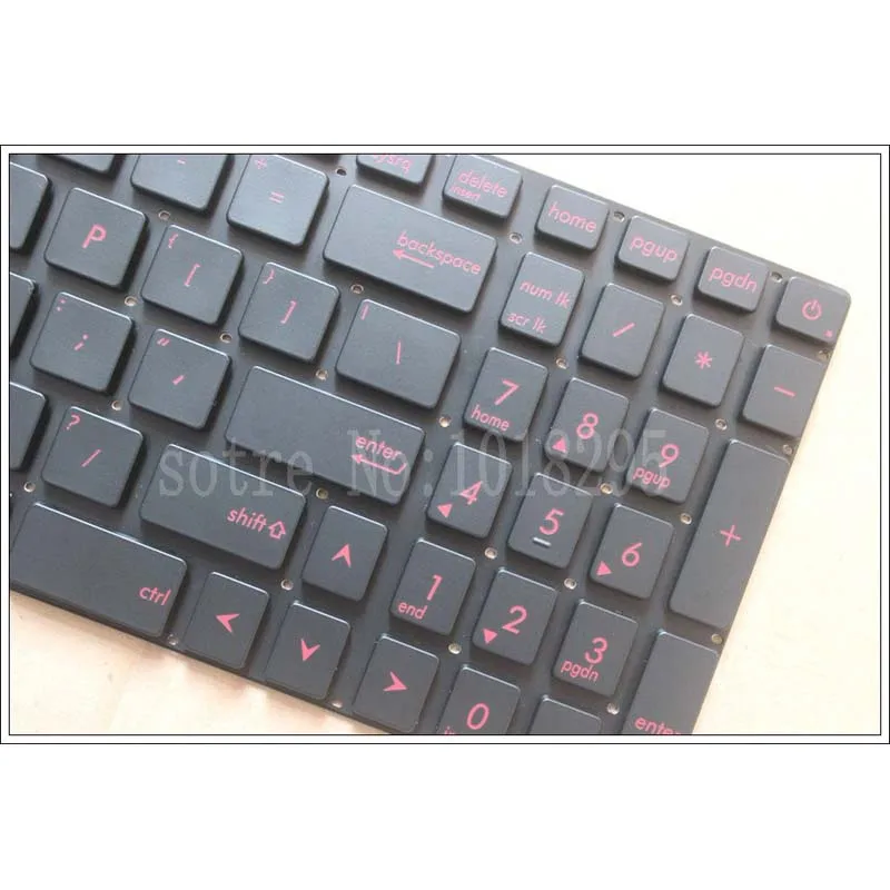 Imagem -03 - Teclado para Computador Laptop Retroiluminado Preto para Asus Zx50jx Zx50jx Zx50vx Zx70vw Zx70 Zx70v us