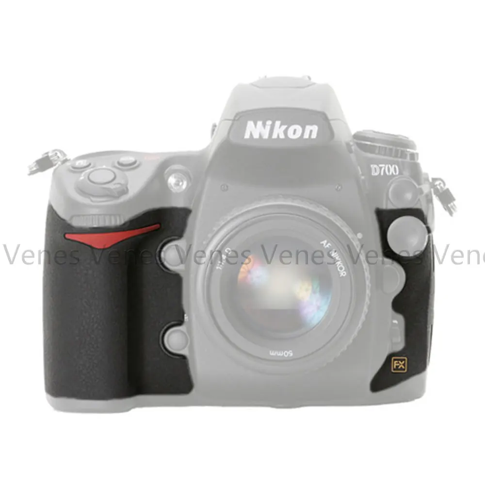 Venes Cơ Thể Phía Trước Trở Lại Cao Su Phía Dưới Bìa Thay Thế Phần Đối Với Nikon D700 Kỹ Thuật Số Máy Ảnh Sửa Chữa