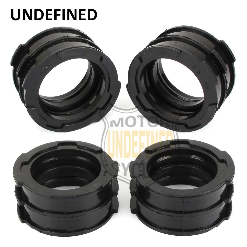 4x Motorcycle Bike Carburetor Carb Intake Manifold Joint Boots Set For Yamaha VMAX 1200 V-MAX 1200 VMX12V 1985-2007 UNDEFINED