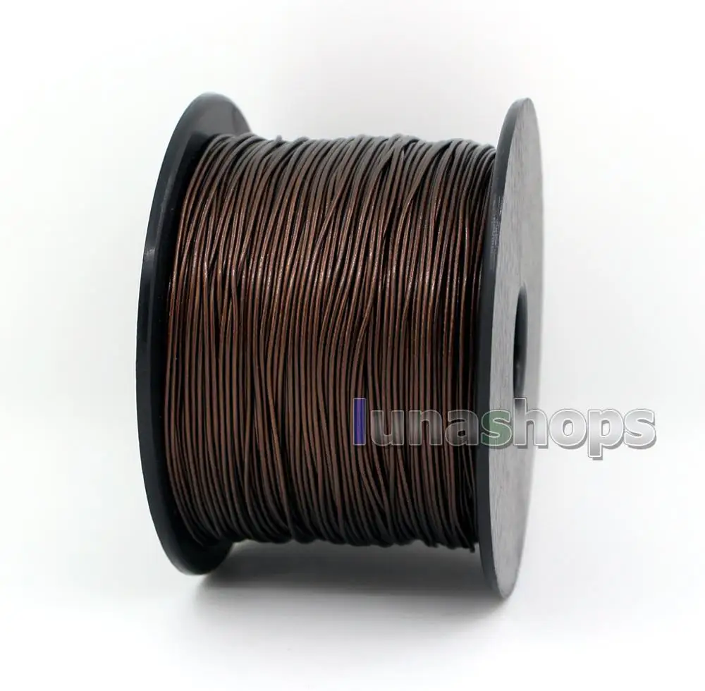 

LN006420 100m T Series 10m 50*0.05mm 7N OCC Diameter:1mm headphone Bulk Wire For DIY Custom Earphone Cable