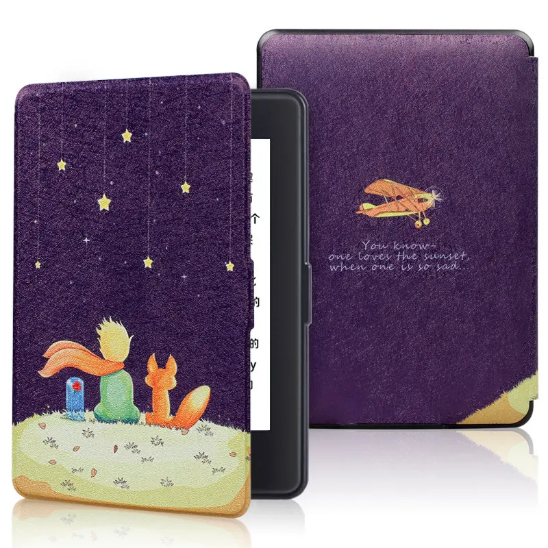 Kindle Paperwhite 5/6/7th スマートケース塗装磁気カバー Kindle
