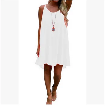 Women beach dress fluorescence female summer dress chiffon voile women dress summer style women clothing plus size lyq01