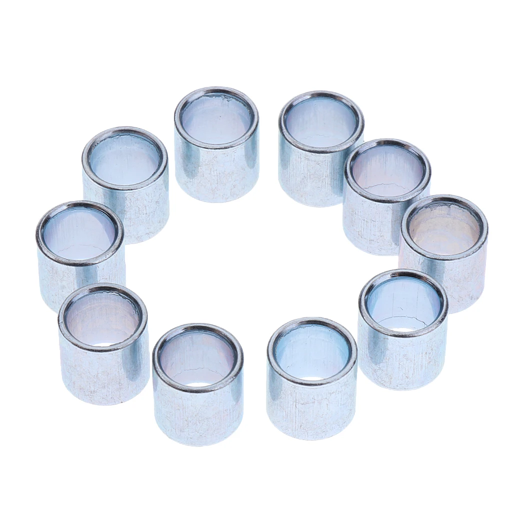 10pcs 10mm Inline Roller Skating Wheels Bearing Spacers Roller Skate Wheels Replacement Skateboard Wheels Bushed Bearing Scooter