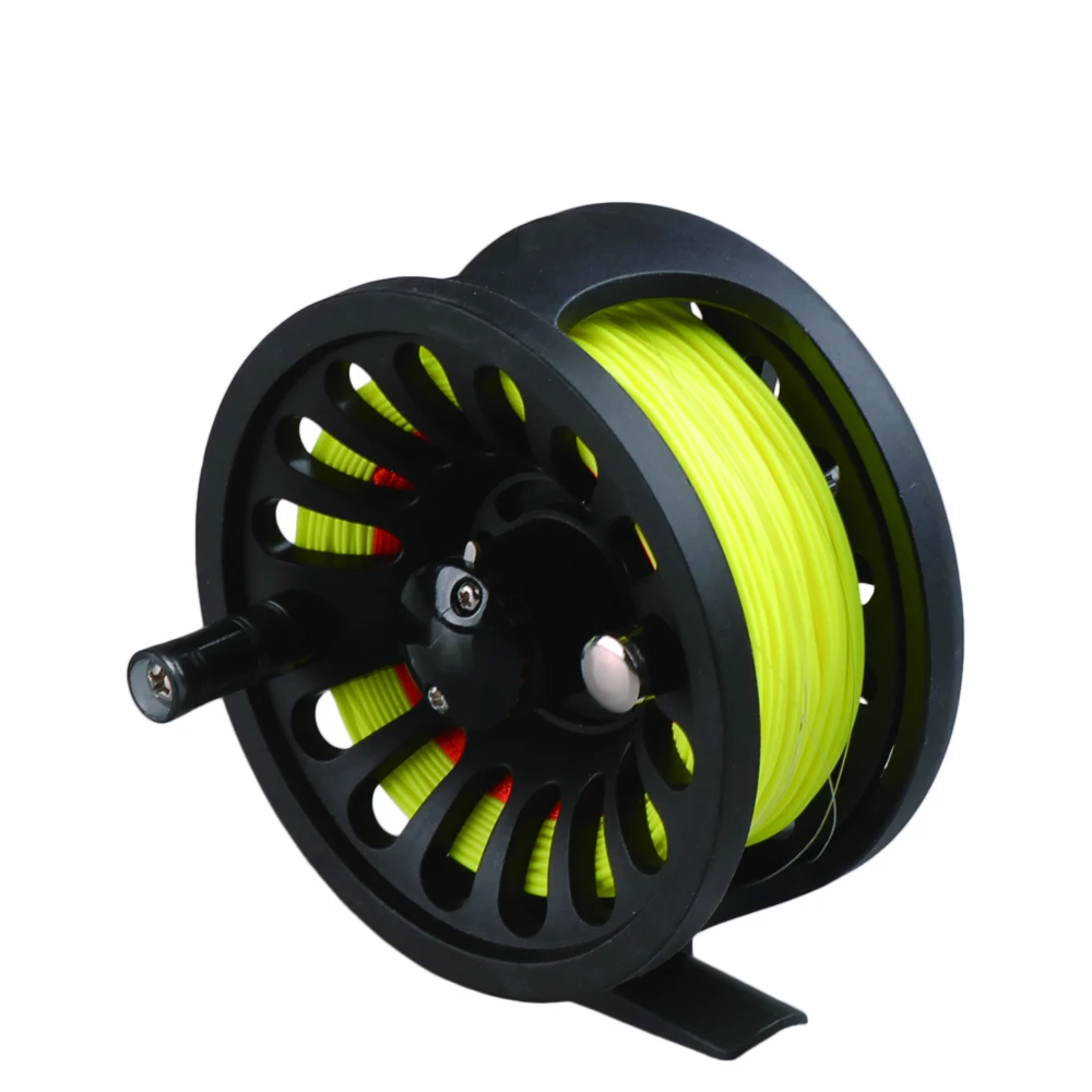 5/6 WT Fly Fishing Reel Set Wheel with Fly Fishing Line WF5F Backing Line Taper Leader Combo Set Peche Fly Reel Feeder Molinetes