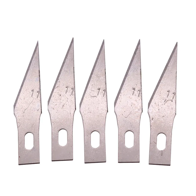 Non-Slip Metal Scalpel Knife Tools Kit Cutter Engraving Craft knives+5pcs Blades Mobile Phone PCB DIY Repair Hand Tools