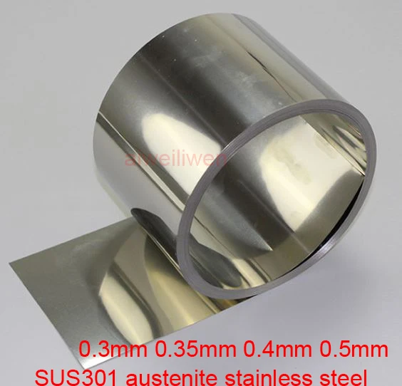 SUY301 스테인리스 스프링 시트: 0.3mm~0.5mm 두께의 고성능 재료로 산업용 부품 제작의 핵심