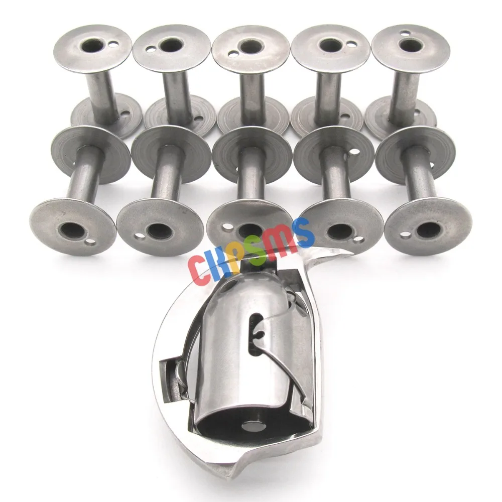 

HAD-204 SHUTTLE HOOK & 10 PCS BOBBINS FIT FOR CONSEW 754 756 757 Durkopp ADLER 204, 205, 266, 366