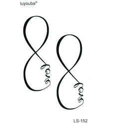 Forever LOVE Tatuaggi temporanei impermeabili uomini Amore illimitato Tatuaggio finto Body Art Flash Tatuaggi Tatuagem Tatoo Manica