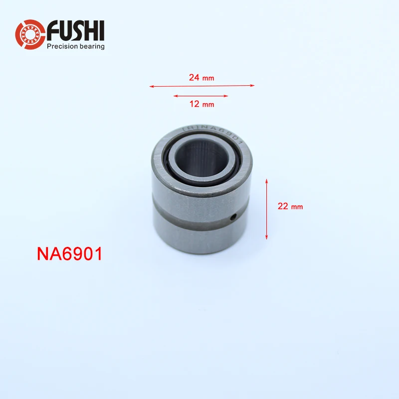 

NA6901 Bearing 12*24*22 mm ( 1 PC ) Solid Collar Needle Roller Bearings With Inner Ring 6534901 6254901/A Bearing