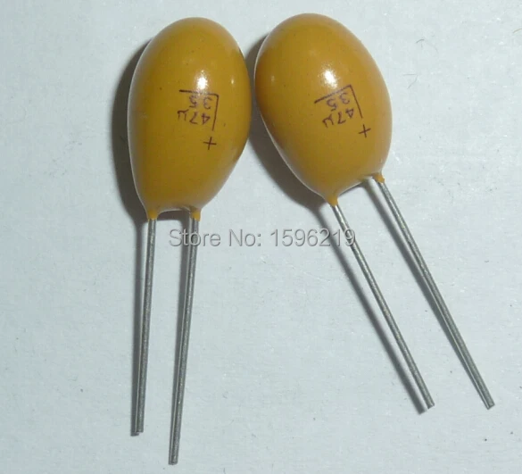 20pcs Tantalum capacitor 47uF 35V 476 Brand New 35V47uF DIP Radial