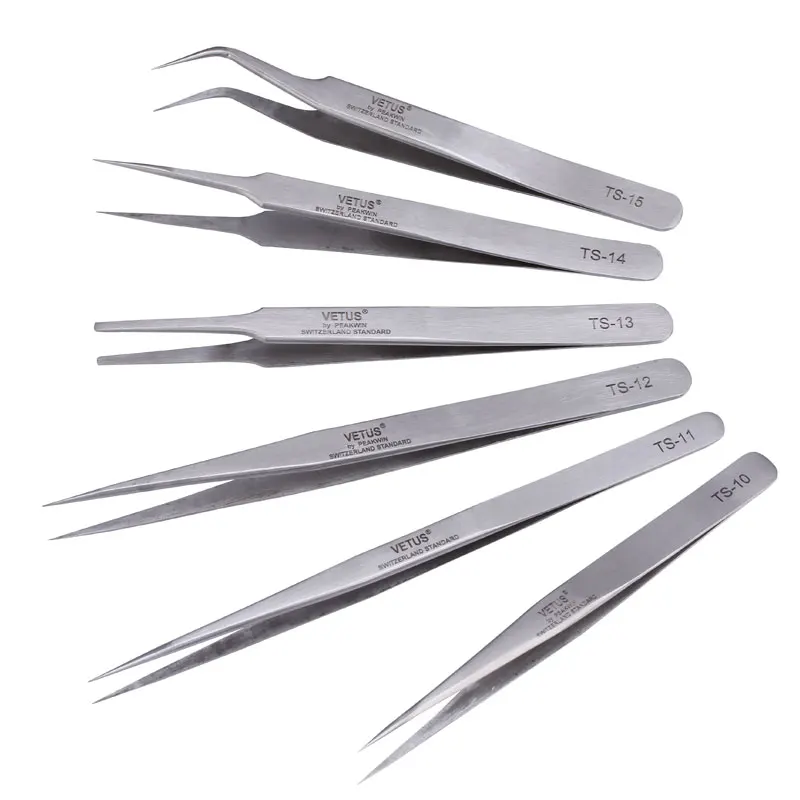 

6pcs/set Vetus Switzerland Tweezers Multitool Ferramentas Diy Precision Tweezers Electrician Tools