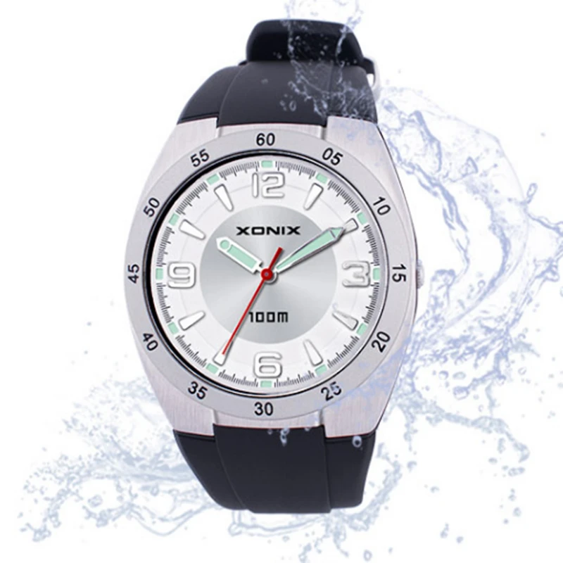 Hot!! Fashion Men Sports Watches Waterproof 100m Outdoor Fun Quartz Watch Swimming Diving Watch Montre Homme