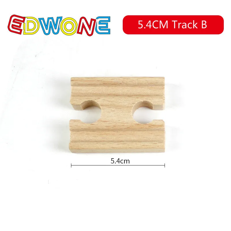 EDWONE All Kinds Wooden Track Part Beech Wooden Railway Train Track TOY Accessories fit for thoma s Biro