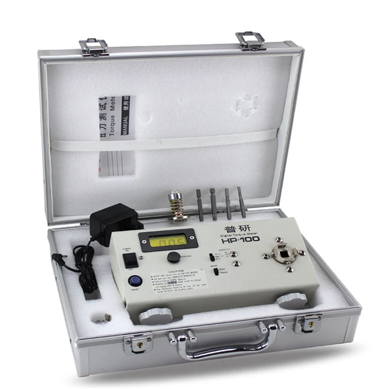 Digital Torque Tester 800Hz Digital Force Gauge Meter With Anti-shock Device Measuring Instruments Torque Tester HP-100