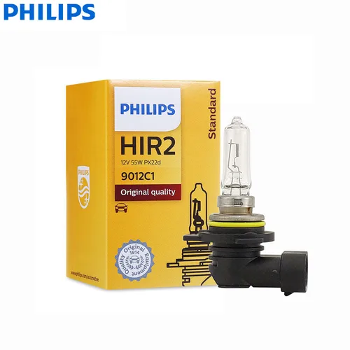 Imagen 1 del producto Philips Vision HIR2 9012 12V 55W PX22d 9012C1 + 30% luz Original brillante faro halógeno para coche lámpara automática estándar (individual)