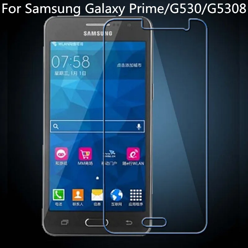 Vidro temperado para samsung galaxy grand prime g530 g530h g5308 g531 g531f protetor de tela 9 h protetor de película protetora