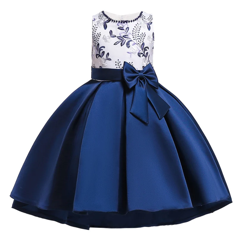 Christmas Kids Dresses For Girls Princess Dress Elegant Flower Girls Wedding Dress Children Evening Party Dress vestido infantil