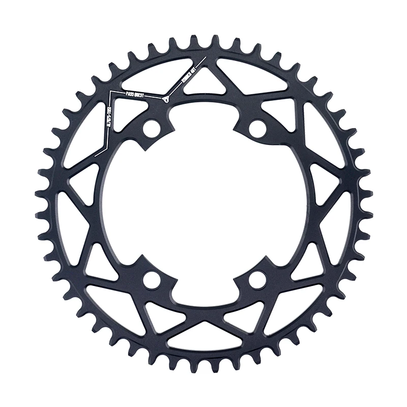 

PASS QUEST R110 / 4 BCD 110BCD Round Road Bike Narrow Wide Chainring 40T-52T bike Chainwheel ultegra R7000 R8000 DA9100