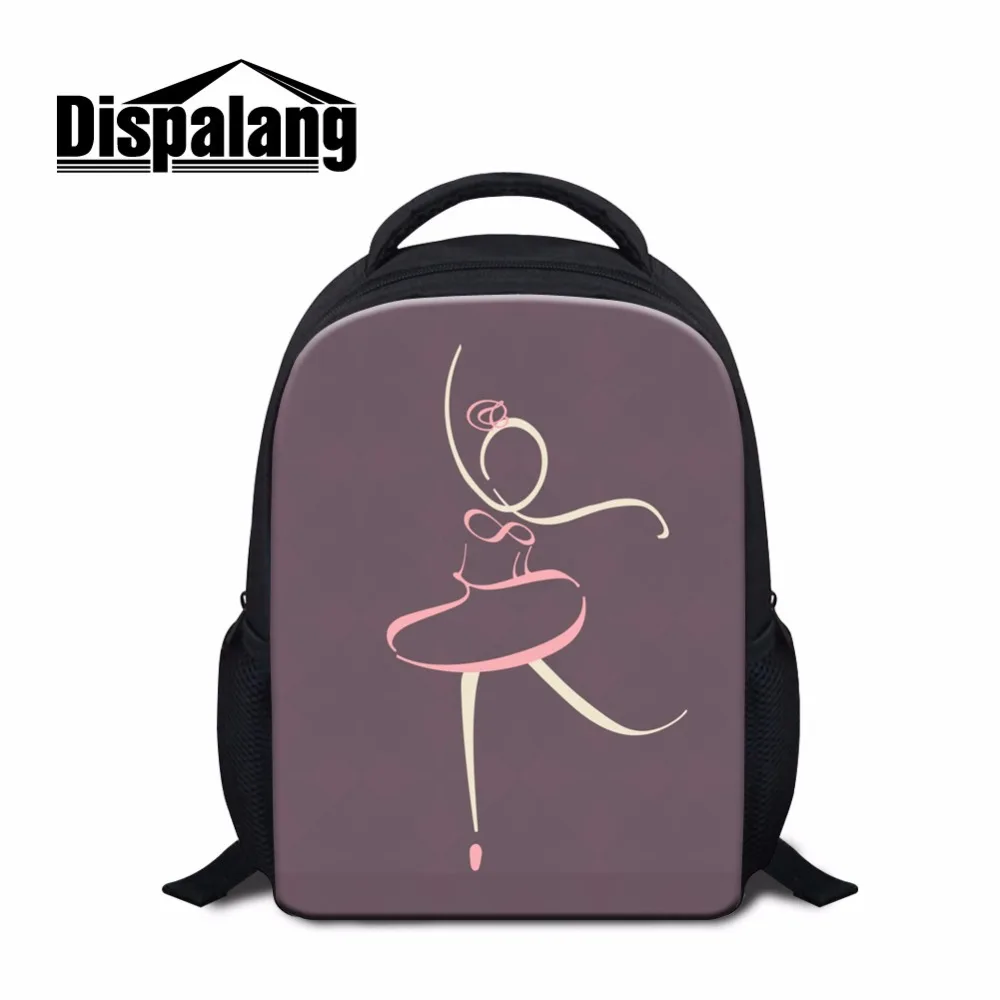 Dispalang Cute Kids Mini School Bags Dancing Ballet Girl Children Book Bags Preschool Kindergarten Backpack Toddler Shoulder Bag