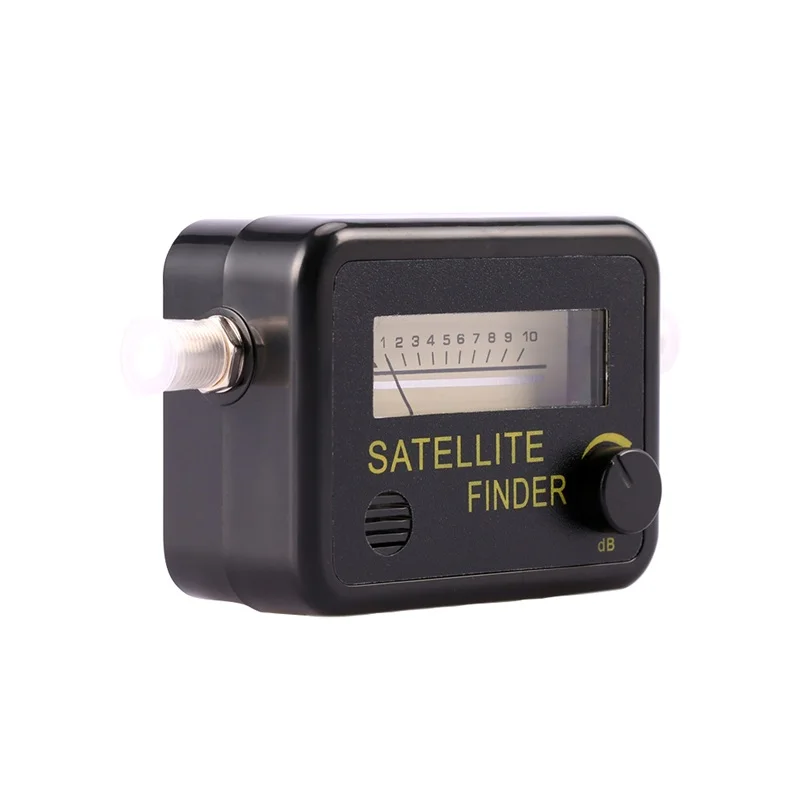 Satellite Finder ค้นหาการจัดตำแหน่งเมตรสัญญาณ Receptor สำหรับ SAT Dish TV สัญญาณเครื่องขยายเสียง Satfinder