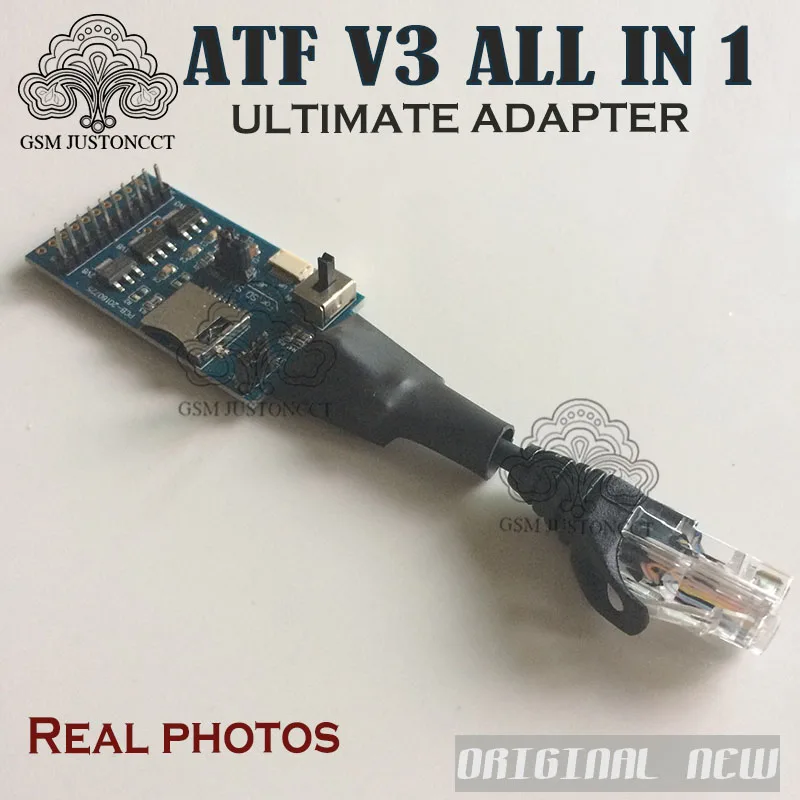 ATF BOX JTAG / EMMC/ISP/MMC, ATF-V3 de tarjeta todo en 1, adaptador definitivo para caja grande ATF/Nitro/Iluminación