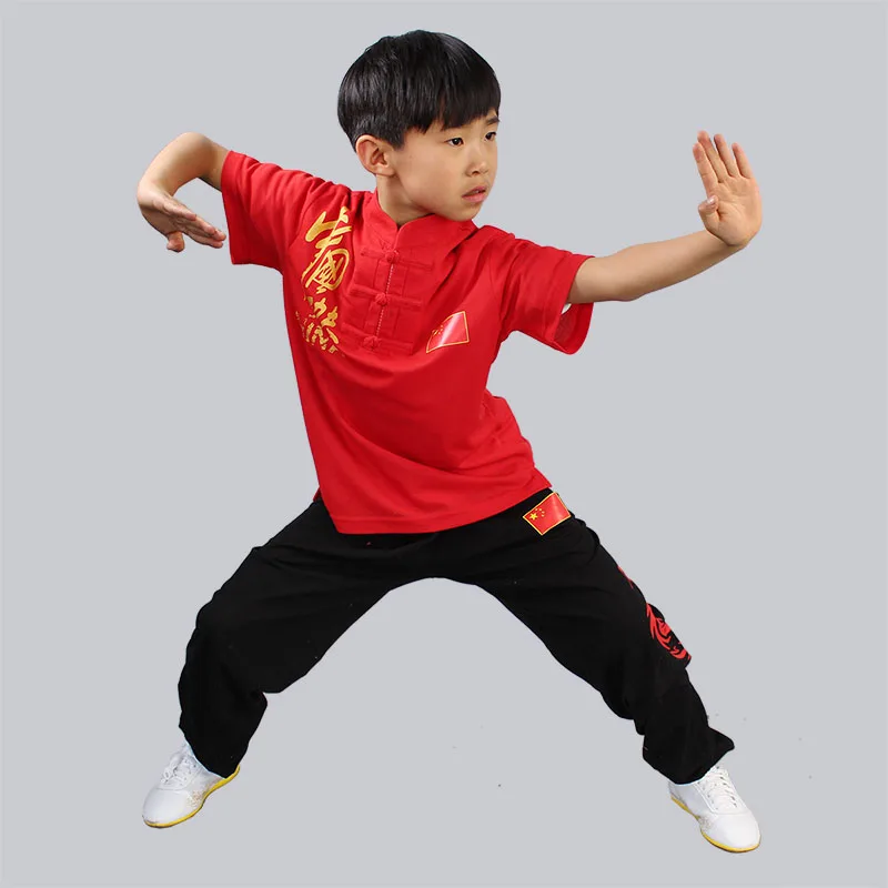 Ccwushu تي شيرت ملابس الووشو موحدة الووشو تي شيرت ملابس الكونغفو الصينية الووشو تايتشي تايجي ملابس موحدة