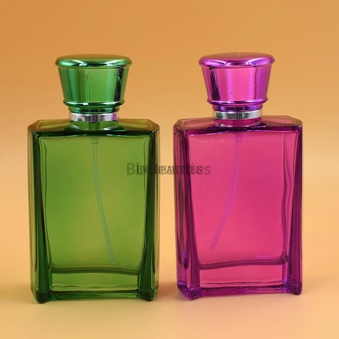 

50pcs Spray Pump Bottle Glass Refillable Perfume Bottle Empty Packaging Caseglass Perfume Bottles With Sprayer 50ml